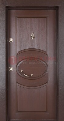 Железная дверь с массивом дуба в стиле классика ДМД-55